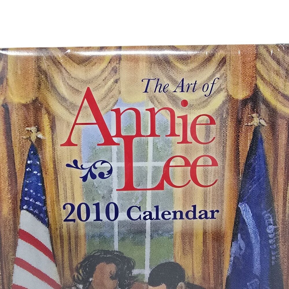 The Art of Annie Lee 2010 Calendar Obama Family Cover Barack Shades of Color New - Picture 3 of 10